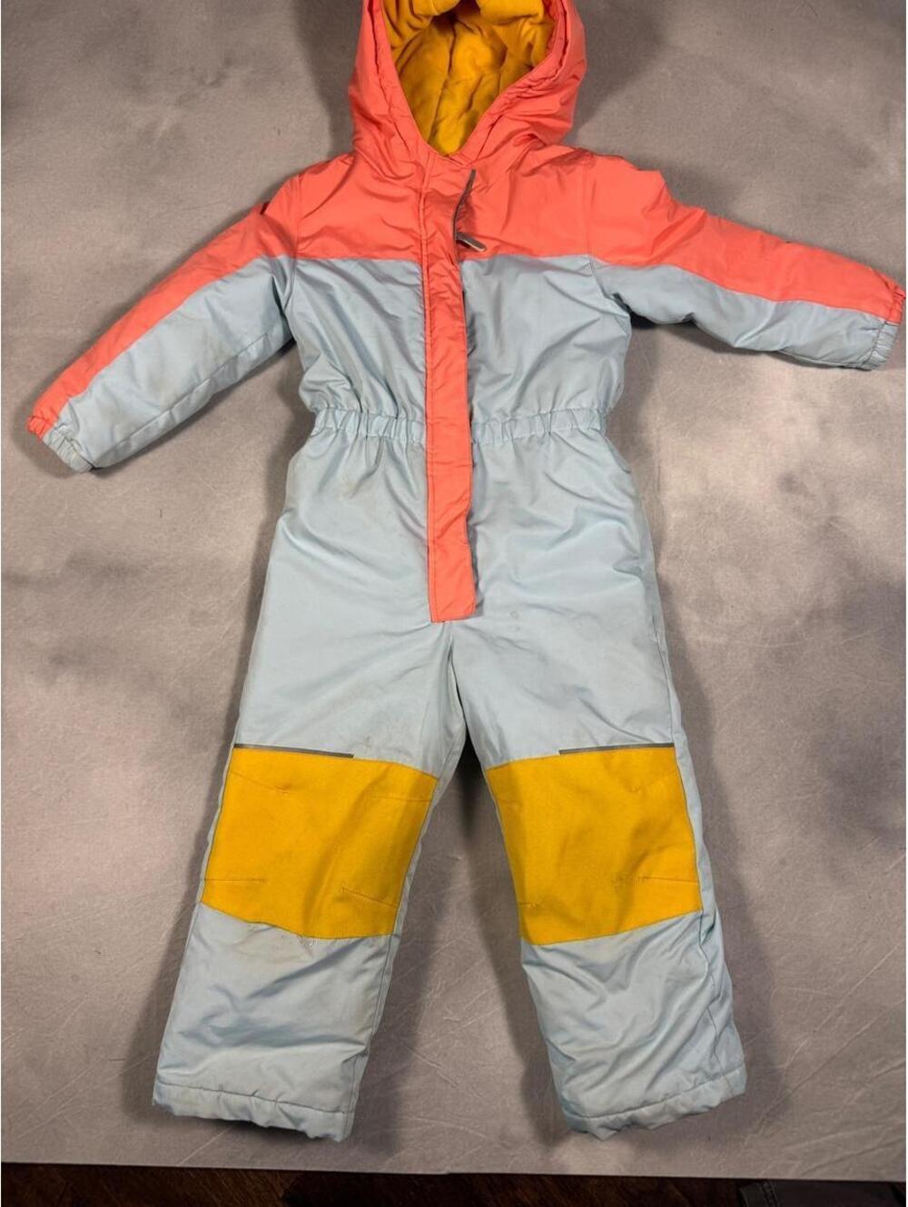 SwissTech Kids 5T Colorblock Fleece Lined One Piece Snowsuit